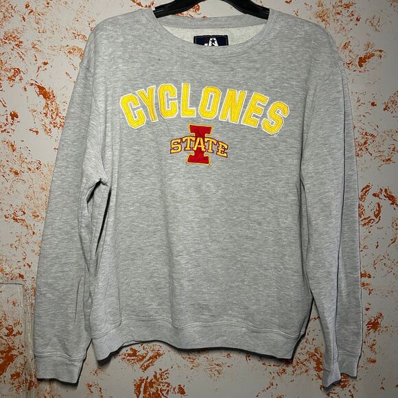J. America Other - Iowa State Cyclones Sweatshirt Adult XL Embroidered Applique NCAA J America Gray